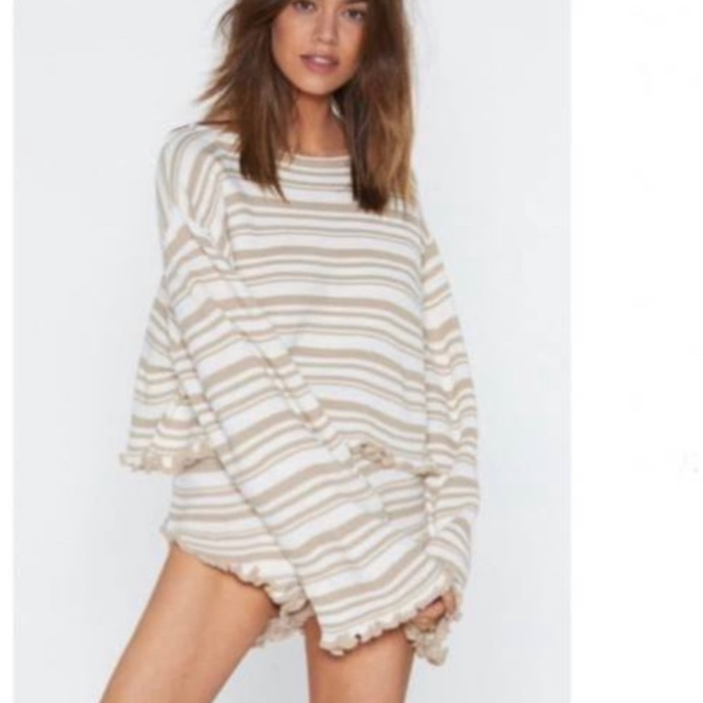 **SOLD**Lounge / Pajama Striped Set